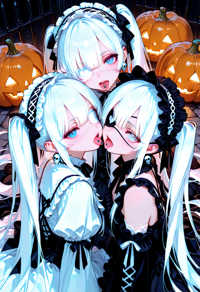 三姉妹のハロウィン誘惑