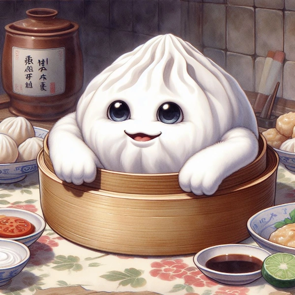 肉まんの擬人化