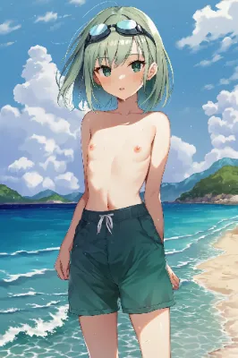 男水着チャレンジ
