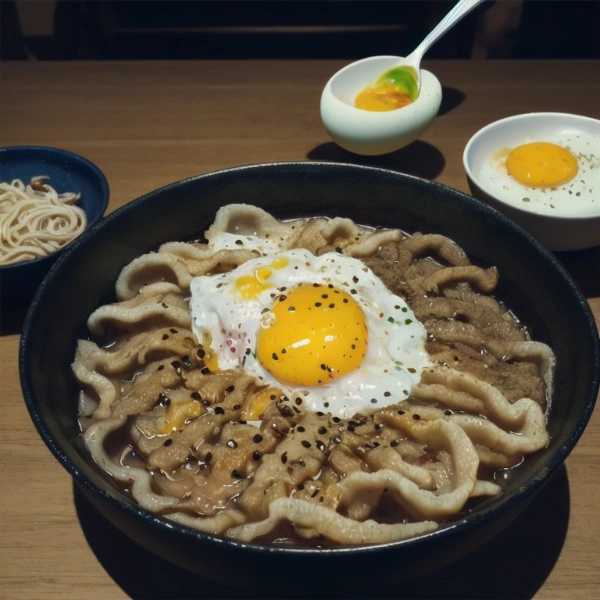 卵かけ牛丼だったもの