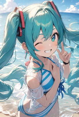 常夏の笑顔