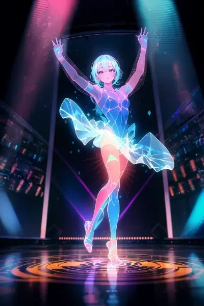 hologram dancer