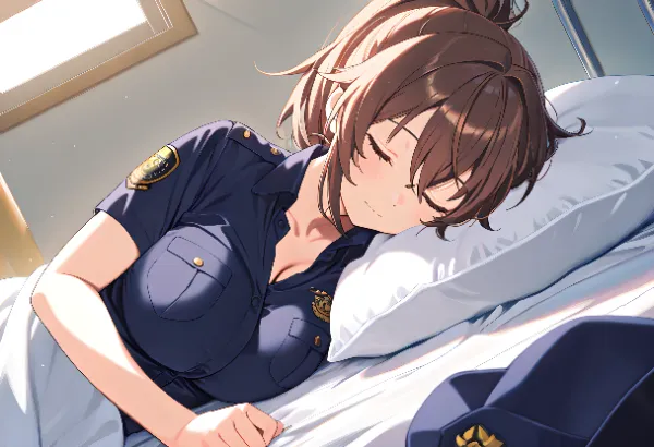 婦人警察官（最後4枚は同じキャラ）