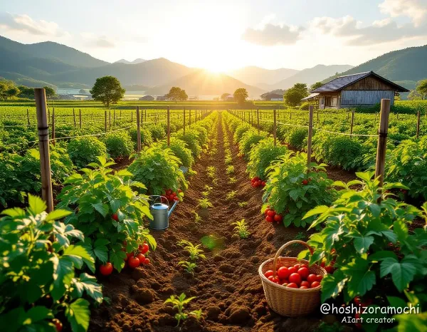 夏の記憶とトマト畑 - Summer memories and tomato fields