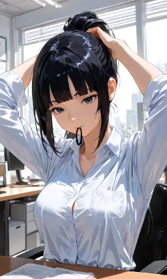 気合を入れて