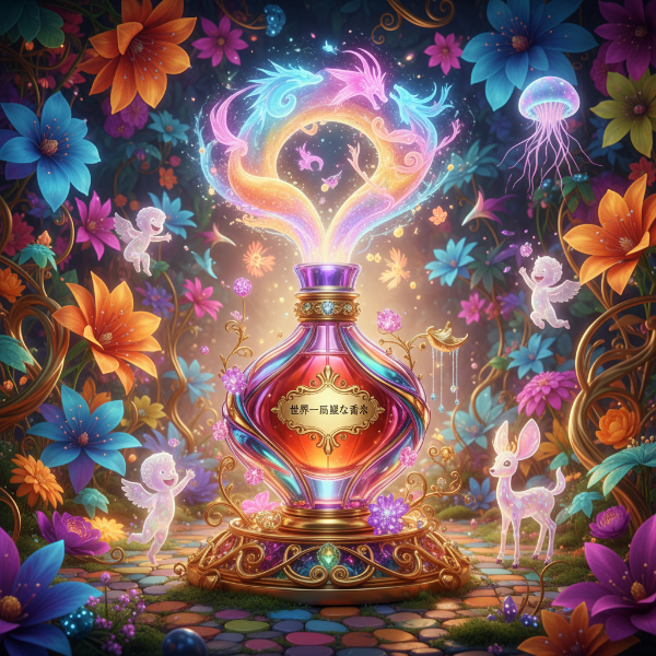 （AIが考えた）世界一高級な香水瓶