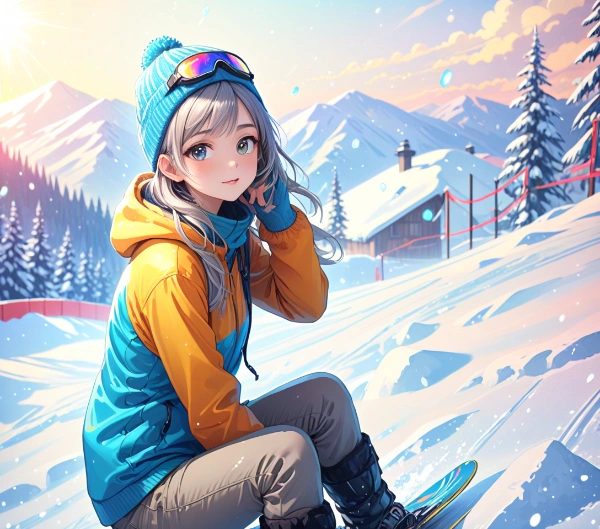 ゲレンデの少女