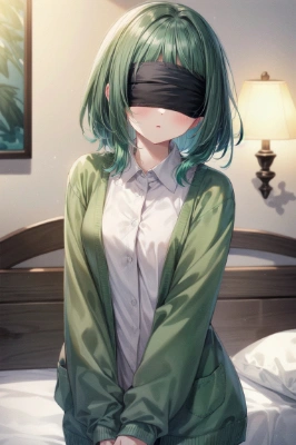 目隠し