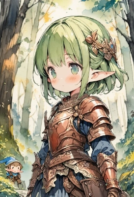 エルフ娘。