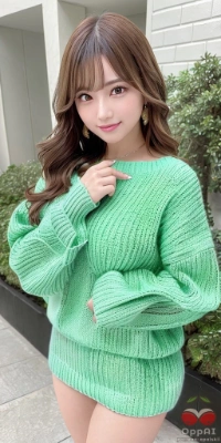 【限定】このニット、おしゃれなデザインが可愛くて気に入ってるの