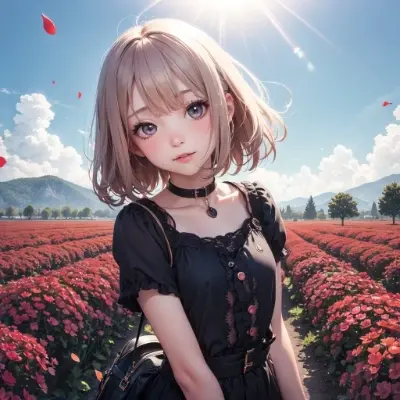 黒のワンピース