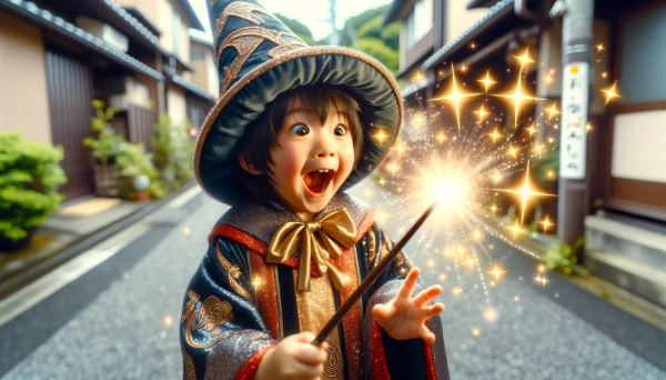 魔法使えちゃった！