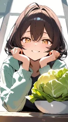 Sunny Lettuce Girl