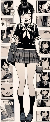 【閲覧注意】血と制服少女【R18G】