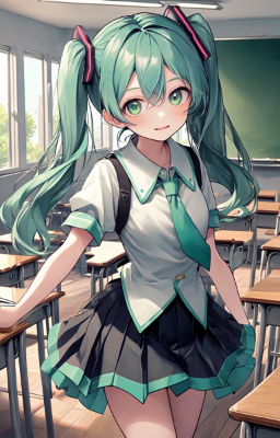 女子高生ミクちゃん