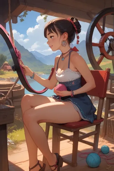 金曜日は糸巻きもせず