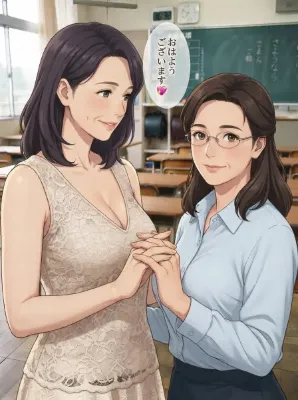寄り添う女性たち