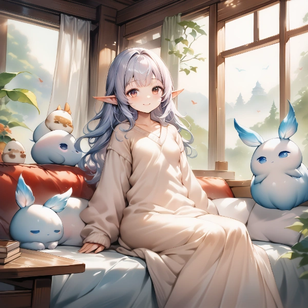 おうちでリラックスエルフさん（デフォルト風）