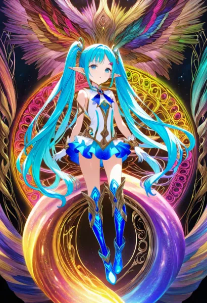 虹の翼に導かれし蒼き守護者