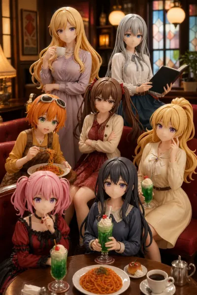 昭和を感じるレトロな喫茶店（おま好きガールズ×昭和レトロ）