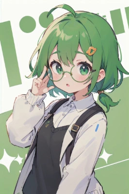 緑髪の少女