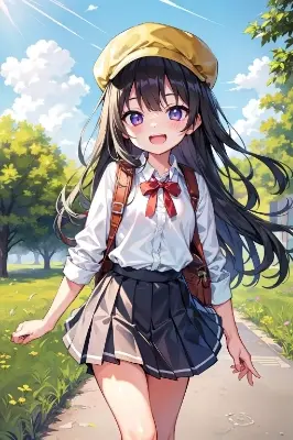 気持ちのいい天気だね！