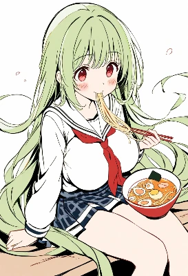 ラーメン食べるよー