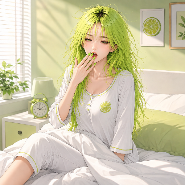 おはよー☀️（ライムちゃん）