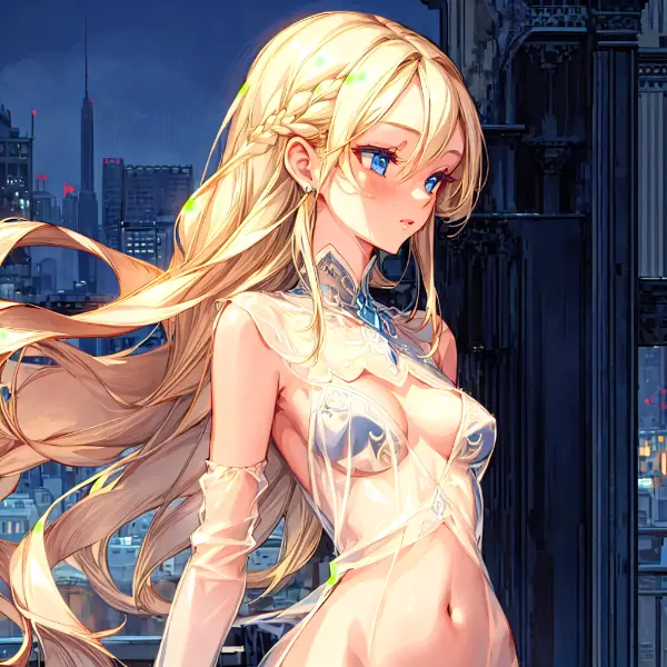 シースルー美少女