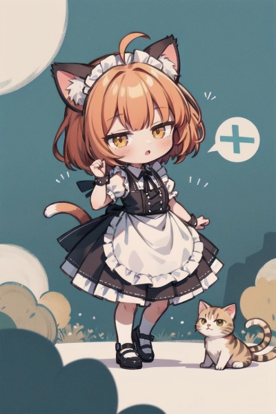 猫メイド