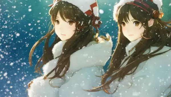 Sisters on a Snowy Day