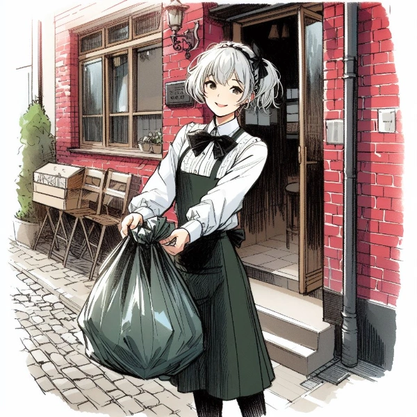 隣のカフェの女の子