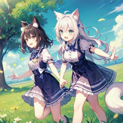 ケモノ耳の女の子たち