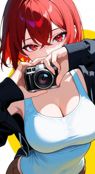 女子高生はカメラマンに覚醒する………♡  (霧島 紅葉)