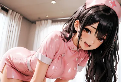 出勤初日 桃色衣ナースの天使のような笑顔