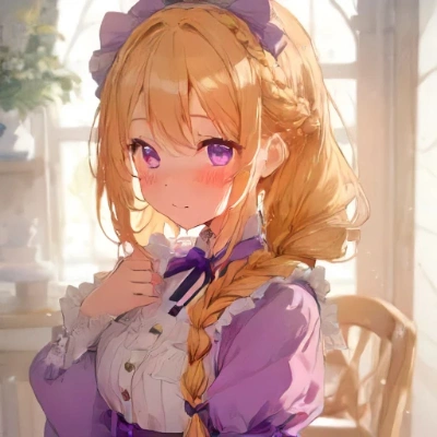 三つ編みの少女