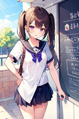 少女。