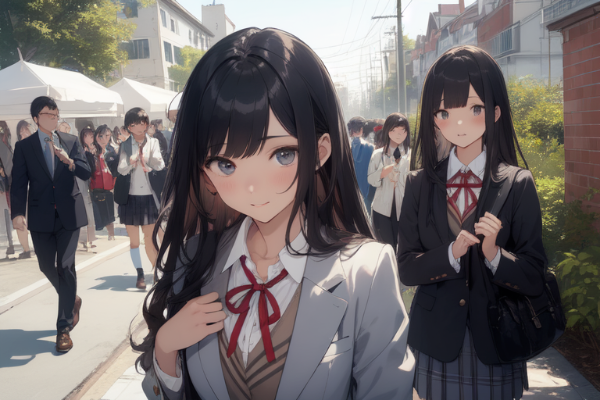 女子校地獄・中等部編＠お題「リボン」