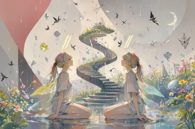 幻想の螺旋で出会う虹色の双子