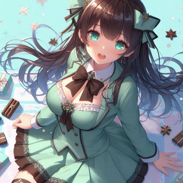 チョコミント学園の制服