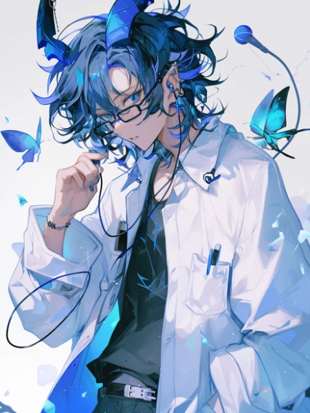 『イヤホンの擬人化』