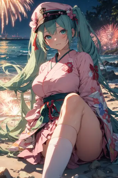 初音ミク和服