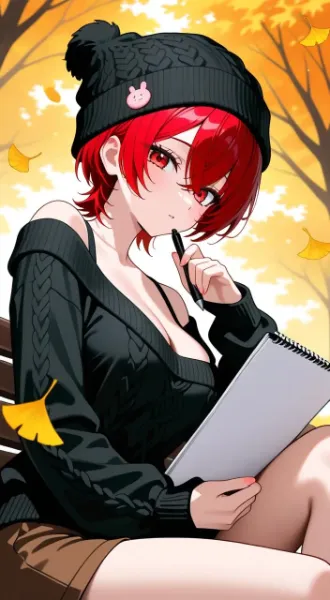 女子高生はイラストレーターに覚醒する………♡  (霧島 紅葉)