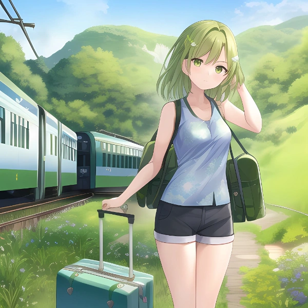 No.1198 銀河鉄道✕草原