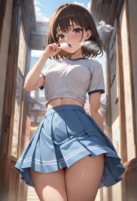 お題：白い息
