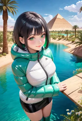 砂漠のオアシス