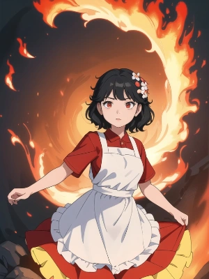 炎の少女