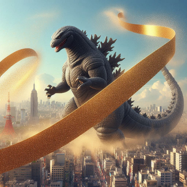 リボンx怪獣　（14枚）