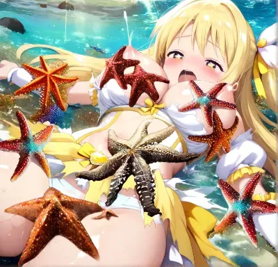 ヒトデの吸着