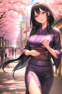 花見　cherry blossom viewing